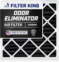 Filter King 21x23.25x1 Air Filter | 4-PACK | Carbon MERV 8 HVAC Pleated A/C by FilterKing