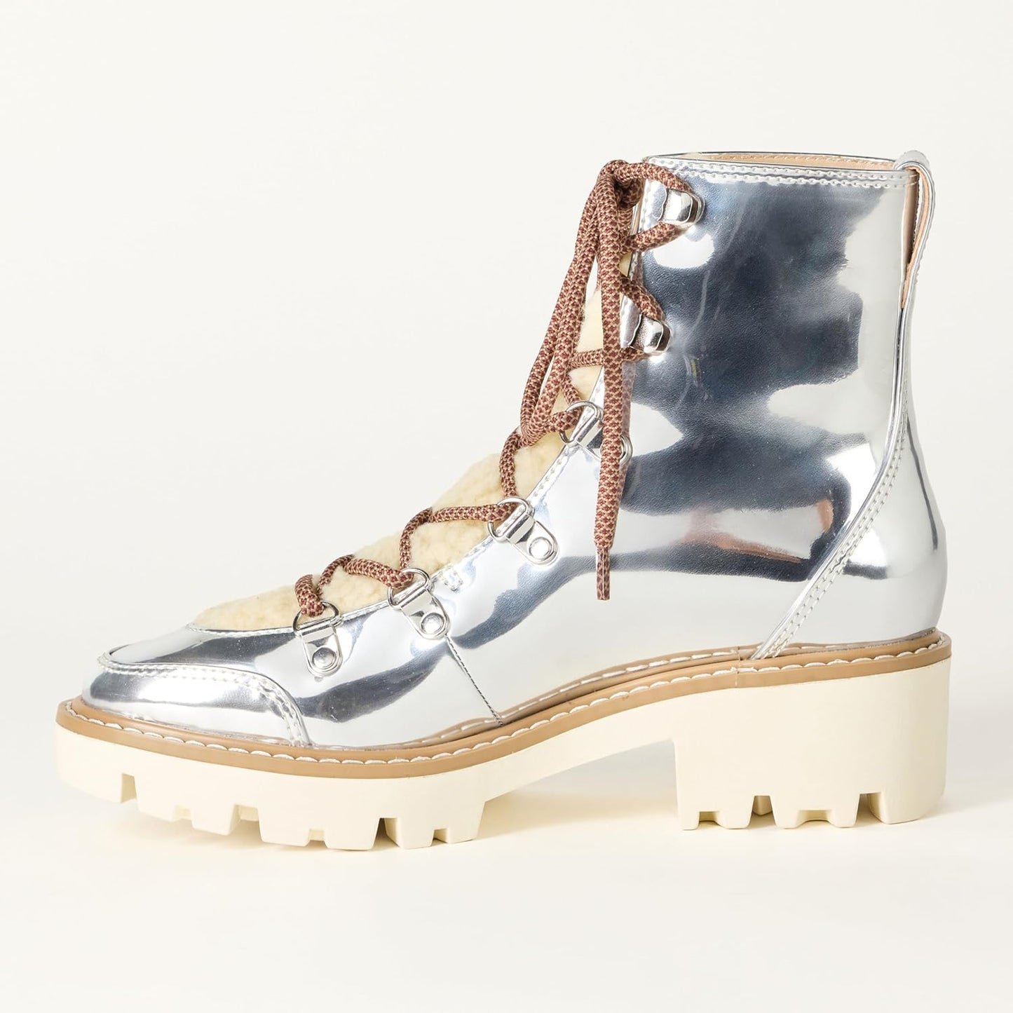 The Drop Women's Caleb Shearling Hiking Boot Hi-Top