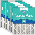 Nordic Pure 20x20x4 Pleated MERV 14 Air Filters 6 Pack by NordicPure