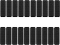 FINGUOLA 20 Pack Ceiling Fan Filters for Blades, Activated Coconut Carbon Fan Filter for Ceiling Fan, Easy-Stick Universal Air Filter for Common Household Contaminants