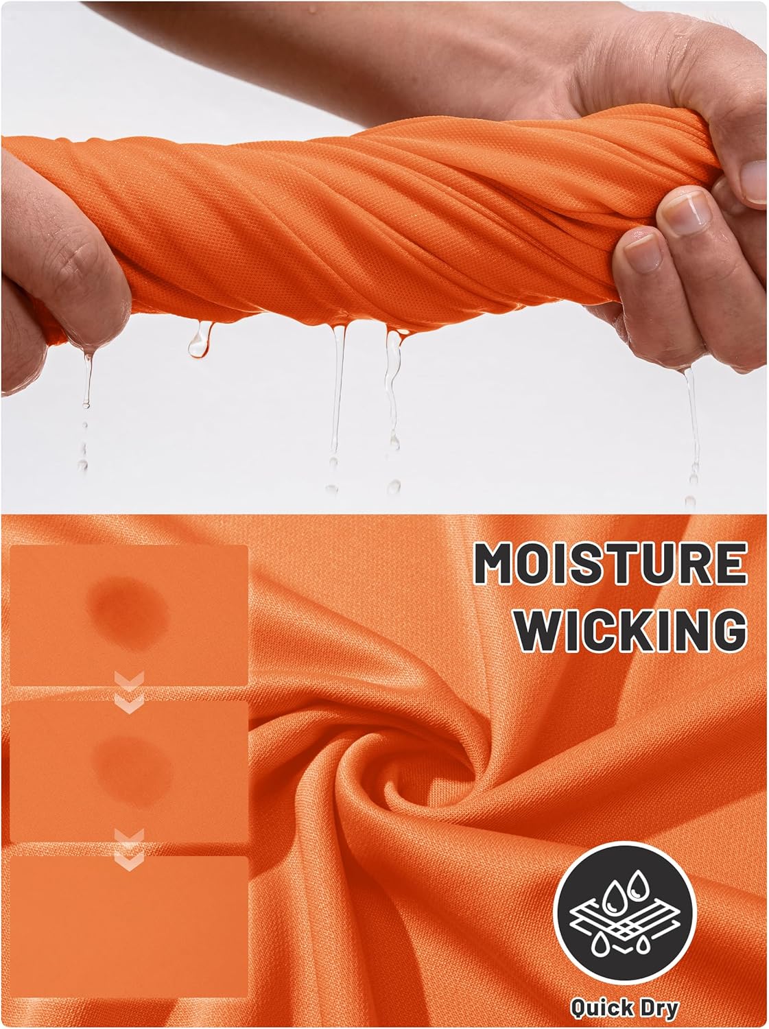 TACVASEN Mens Golf Shirt Dry Fit Mens Polo Shirts Short Sleeve Performance Golf Polos for Men with Collar Work Shirts