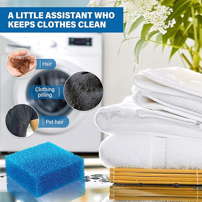 Pet Hair Remover for Laundry, Effective Laundry Pet Hair Catcher for Washer & Dryer, Reusable Lint Remover for Clothing Dog Cat Fur Remover, 6 Pcs