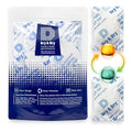 Dry & Dry 20 Gram [5 Packs] Orange Indicating(Orange to Dark Green) Mixed Silica Gel Packets - Food Safe Rechargeable Silica Packets Desiccants Silica Gel Packs Silica Gel Packets