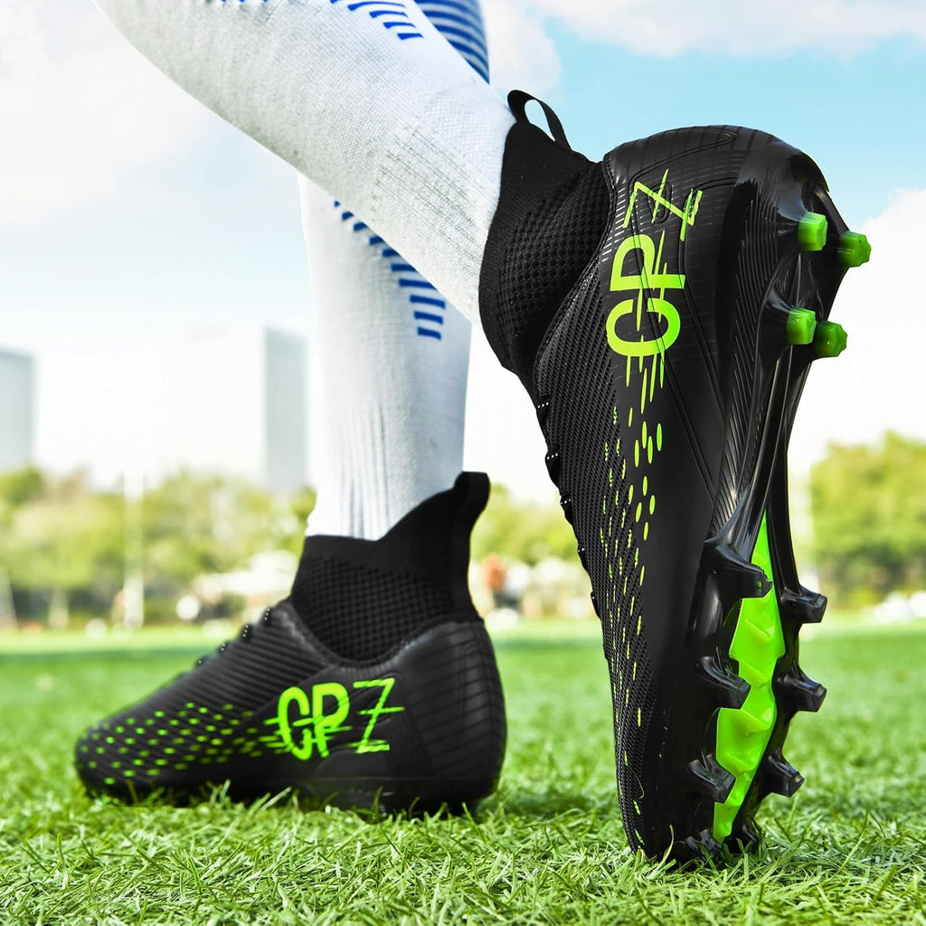 Soccer Cleats for Mens Womens Indoor Soccer Shoes Unisex Baseball Turf Shoes Youth Rugby Shoes Adult AG FG TF Football Boots Wide Training Sneaker