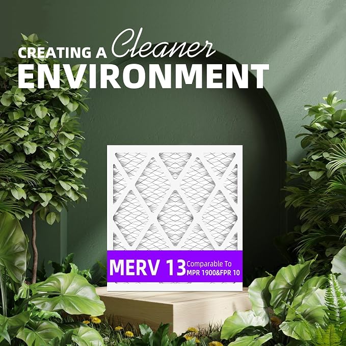 14x30x1 MERV 13 Pleated Air Filter MPR 1900 & FPR 10, Furnace Air Filters - Image 5