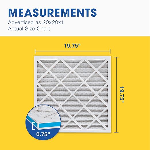 Aerostar 20x20x1 MERV 13 Air Filter, ACTUAL SIZE, Air Conditioning & Furnace - Image 5