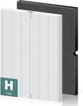 116130 Replacement Filter H for Winix 5500-2 AM80 Plasmawave Air Purifier, True HEPA Filter and Activated Carbon Filter Combo Pack, 1 Set