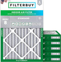 Filterbuy 24x30x2 Air Filter MERV 8 Essential Dust & Allergy Defense, by Filterbuy