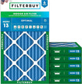 Filterbuy 12x24x2 Air Filter MERV 13 Optimal Smoke & Allergy Defense, by Filterbuy