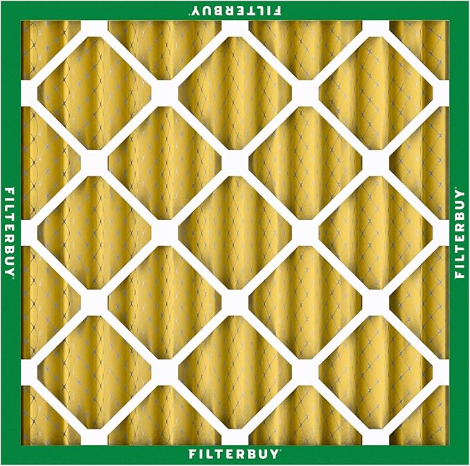 Filterbuy 18x18x2 Air Filter MERV 11 (MPR 1200) Allergen Defense Replacement (1-Pack), Electrostatic Pleated HVAC AC Furnace Filters, Made in USA (Actual Size: 17.75 x 17.75 x 1.75)