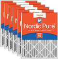 Nordic Pure 20x20x4 (19_1/2 x 19_1/2 x 3_5/8) Pleated MERV 15 Air Filters 6 Pack