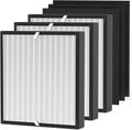 3-Pack BF35 Replacement Filter Compatible with BF35 for BreatheSmart Classic Purifier, 3×2-in-1 Filters + 3×Carbon Pre-Filters