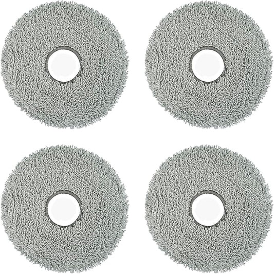 (4 Pack) L40 Ultra Replacement Mop Pads for Dreame X50 Ultra/ X40 Ultra/ X30 Ultra/ L10s Ultra/ L10s Pro Gen 2/ L10s Pro Ultra/ L10s Plus/ Mova P10 Pro Ultra Robot Vacuum, Replacement Mop Cloths