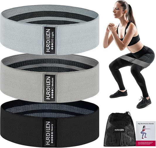 Resistance Bands for Working Out, Exercise Workout Bands for Women & Men, 3 Levels Elastic Stretch Bands for Exercise with Carry Bag for Physical Therapy, Home Fitness, Strength Training, Yoga-FlexoryFit