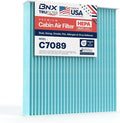 BNX TruFilter C7089 Cabin Air Filter, HEPA 99.97%, MADE IN USA, Compatible With Kia Soul, Soul EV