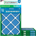 Filterbuy 14x24x1 Air Filter MERV 13 Optimal Smoke & Allergy Defense, by Filterbuy