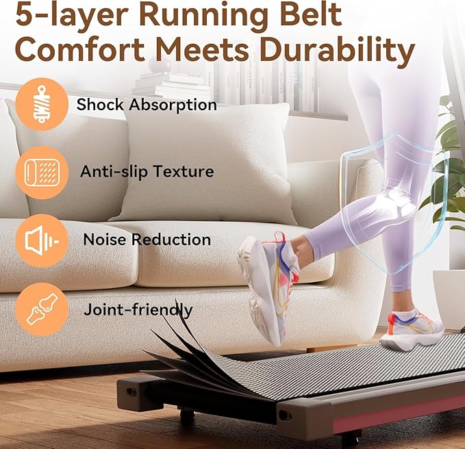 Treadmills for Home, 4-in-1 Foldable Treadmill with Incline, 300 LBS Capacity Running Treadmills for Home Small Spaces with Handles, 3.0 HP Folding Treadmill with Smart APP-FlexoryFit