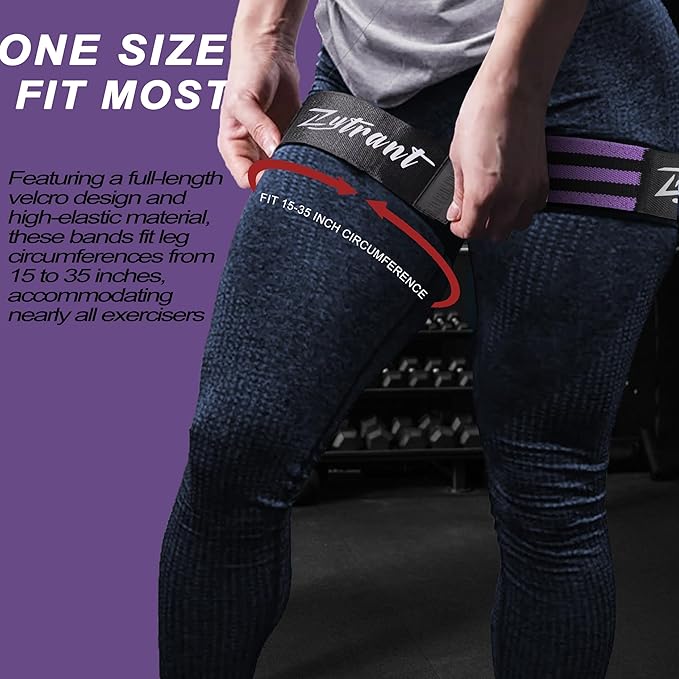 BFR Occlusion Bands for Women Legs Glutes Hip Building, Comfortable Elastic Booty Bands for Blood Flow Training Workouts Fast to Lift Your Butt,Squat,Thigh,Fitness-FlexoryFit