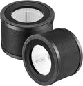 2 Pack HEPA Replacement Filter, Compatible with TaoTronics TT-AP001 and VAVA VA-EE014, 3-in-1 HEPA and Activated Carbon Filter