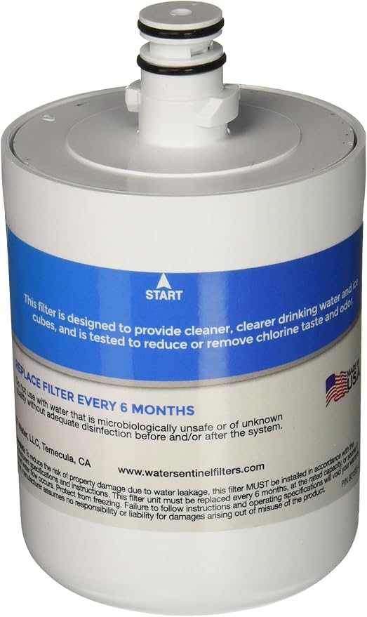 WaterSentinel WSL-1 Refrigerator Replacement Filter: Fits LT-500P Filters , White