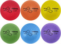 Champion Sports Rhino Skin Dodgeball Set – 6 Soft Foam Dodgeballs with Tear-Resistant Coating, Grip Surface, Low Bounce, Mesh Bag, Indoor & Outdoor Playground or PE Class Ball Set – 6” or 7”