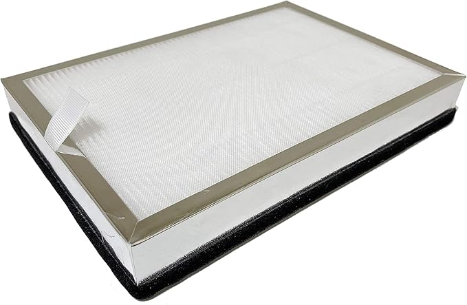 Nispira 3-in-1 True HEPA Activated Carbon Filter Replacement For MA#25 Air Purifier Part MA#25R | Remove Smoke, Dust, Pollen | Size 9.75 x 6.75 x 1.40 Inches | 6 Packs