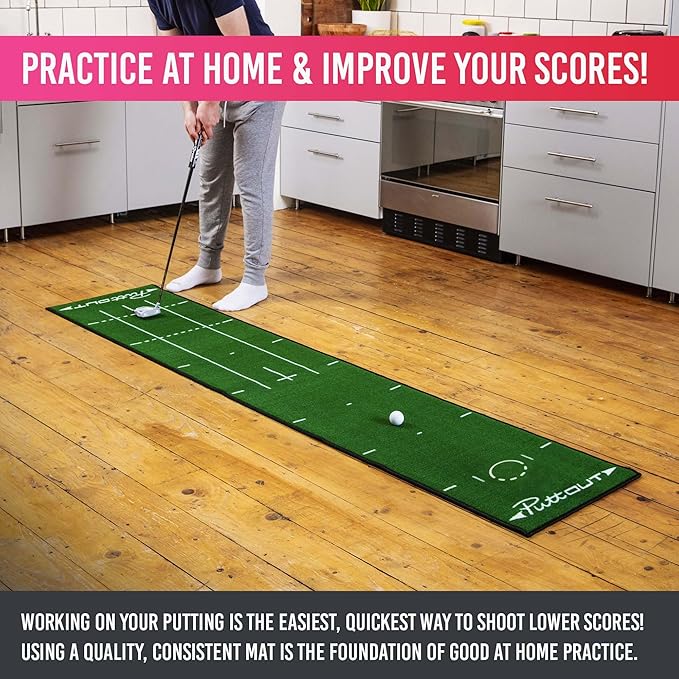 PuttOUT Pro Golf Putting Mat