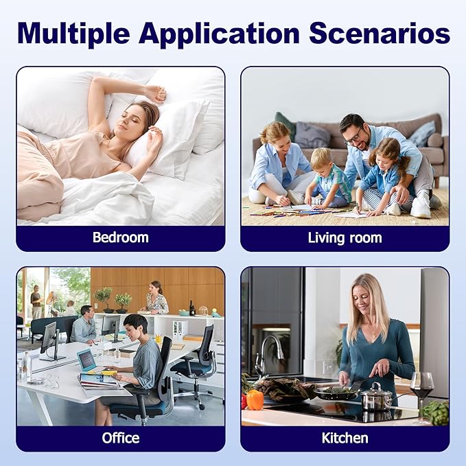 FLT4825VO HEPA Toxin Clear Filter B Replacement Compatible with G-Guardian AC4825, AC4300, AC4850, AC4880, AC4900, CDAP4500, AP2200 Air Purifier, 4 True HEPA Filters & 8 Carbon Pre-Filters, Green