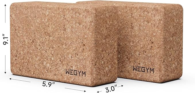 Yoga blocks with Anti-Slip, Comfortable Grip, Sturdy Sides for Secure Workouts at Home, for Yoga, and Pilate Training-FlexoryFit