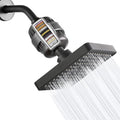High Pressure Filtered Shower Head Set, 6’’ Rain Shower Filter for Hard Water, Universal Square Showerhead 20 Stage Filtration Removes Impurities for Rejuvenated Skin by Eolax, Oil-Rubbed Bronze