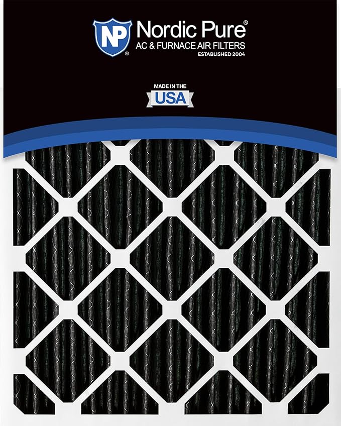 Nordic Pure 16x25x4 Pleated Plus Carbon Air Filters MERV 8 6 Pack - Image 5