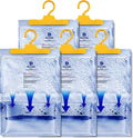 Dry & Dry 5 Packs [Net 7 Oz/Pack] Moisture Absorbers Dehumidifiers for Home Dehumidifier for Basement for Bedroom Small Dehumidifiers - Moisture Absorbers