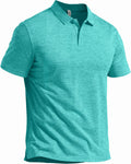 Pioneer Camp Men's Golf Shirt UPF 50+ Quick Dry Polo Shirts Short Sleeve Moisture Wicking Performance Tees Collar Work Shirts