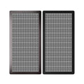 140mm Fan Filter, HFEIX Computer Case Dustproof Magnetic Frame Mesh Black 2Pack by HFEIX