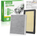 Engine+Cabin Air Filters Fit for Explorer 2011-2019, Flex 2010-2019, Fusion by RVgolf