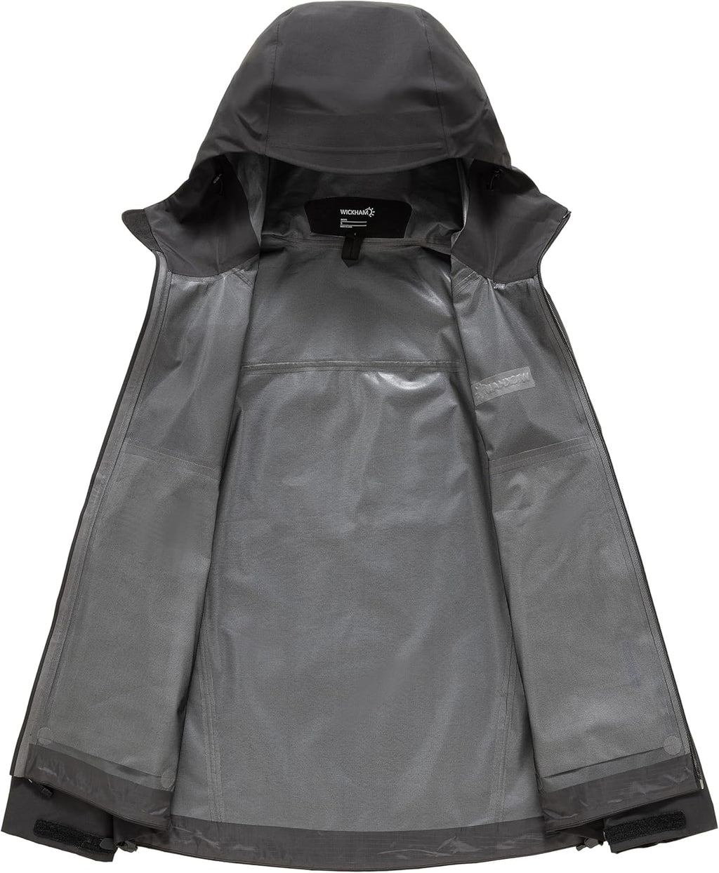 WICKHAM Men's High-performance Rain Jacket Outdoor Waterproof Windproof Coat fully Sealed Seams Shell for Expedition,Golf