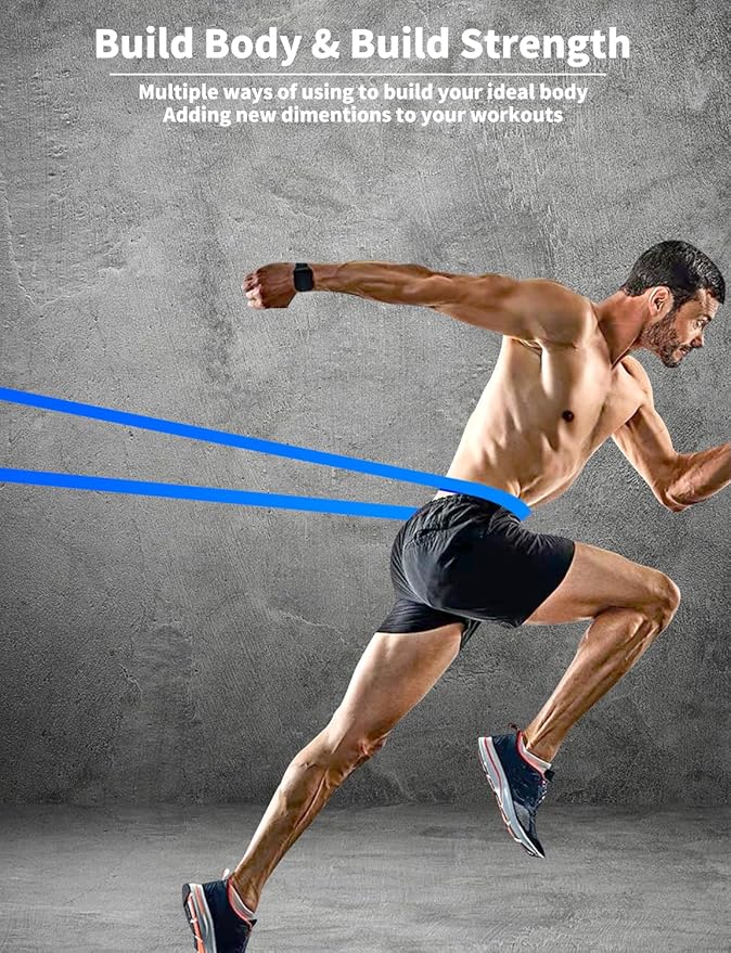 Pull Up Bands, Resistance Bands, Pull Up Assistance Bands Set for Men & Women, Exercise Workout Bands for Working Out, Body Stretching, Physical Therapy, Muscle Training-FlexoryFit