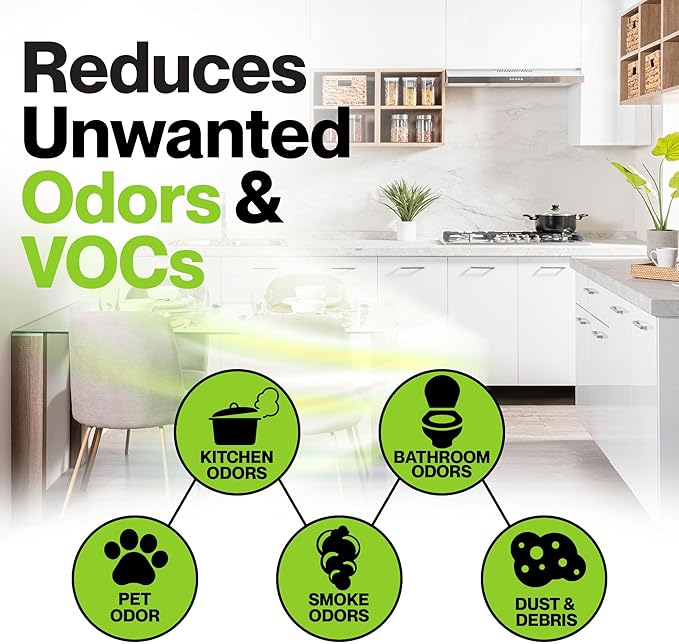 Durabasics 8 Pack Replacement Prefilter for Honeywell HPA200 | Carbon Pre Filter Replacements for Honeywell Prefilter A, Air Filter A, HRF AP1, HRF-A200, and HPA200 Filters