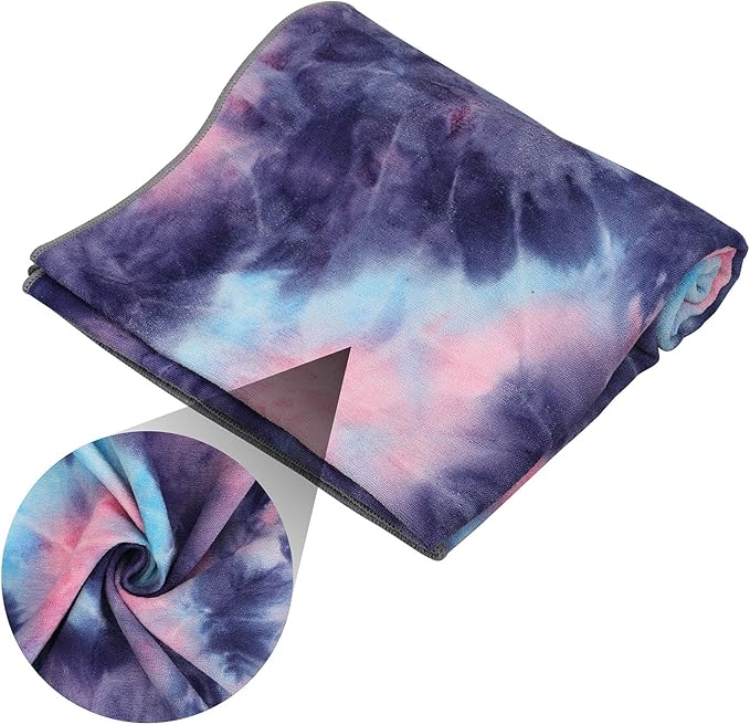 Yoga Towels , Non Slip Hot Yoga Towel Skidless Waffle Texture, 100% Absorbent Odorless Microfiber Yoga Blanket, Standard Sized 24 inchx1-FlexoryFit