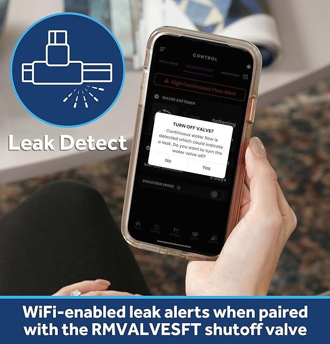 GE Smart Water Softener with Integrated Filtration, 000 Grain, Built-in WiFi - Image 4