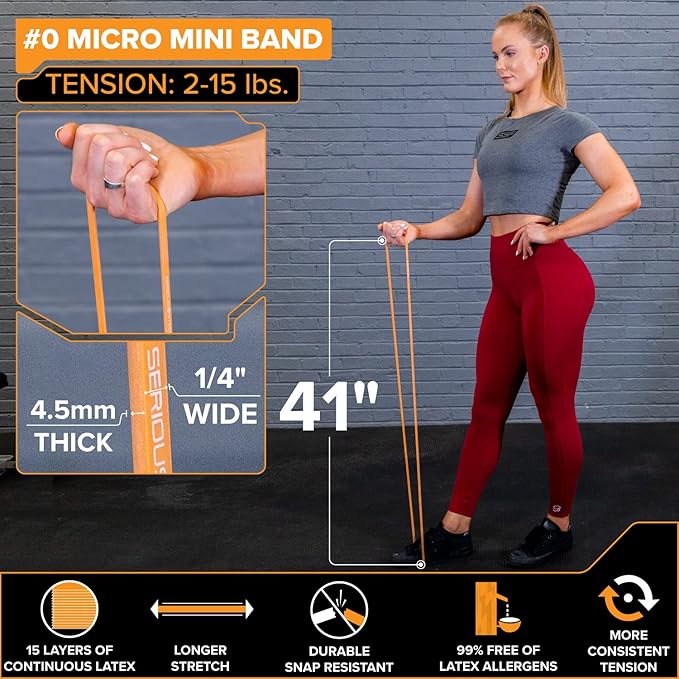 SERIOUS STEEL FITNESS Assisted 41" Pull-Up Band, Resistance & Stretch, Powerlifting & Pull-up Assist Loop (Single Band)-FlexoryFit