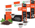 PARTY BARGAINS 600 Compact White Coffee Filter Liners – Disposable, Compatible by PARTYBARGAINS