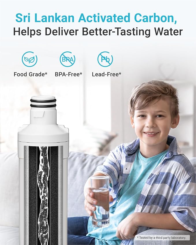 AQUA CREST LT1000PC ADQ747935 Refrigerator Water Filter and Air Filter - Image 6