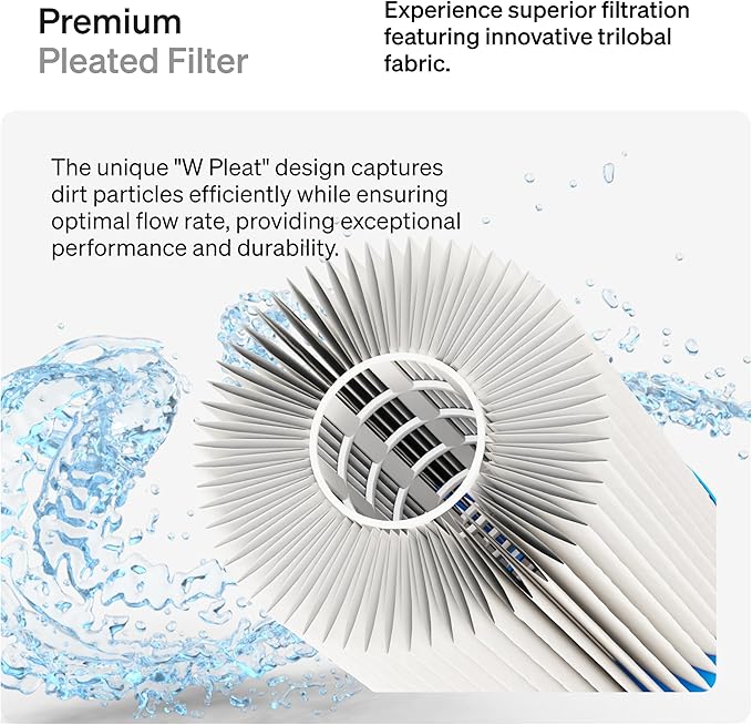Cold Plunge Filter for Ice Bath Chiller 10" x 2.5" (6 Pack) 20 Micron Water Filter Replacement Cartridge Compatible with 10" Ice Bath Tub and Chiller Water Filter Housing 10 x 2.5 inch Water Filters