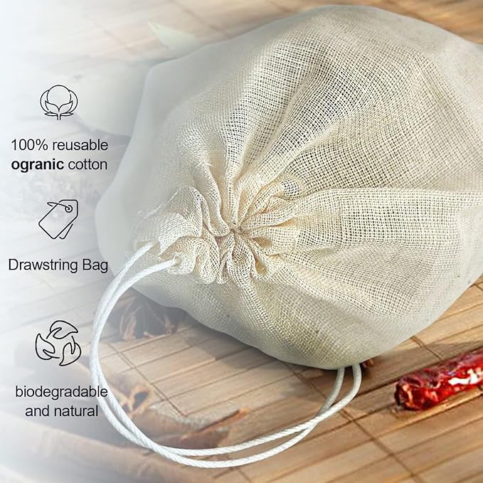 MyLifeUNIT Soup Bags, Soup Socks for Cooking, Large Size 18" x 24", Set of 4