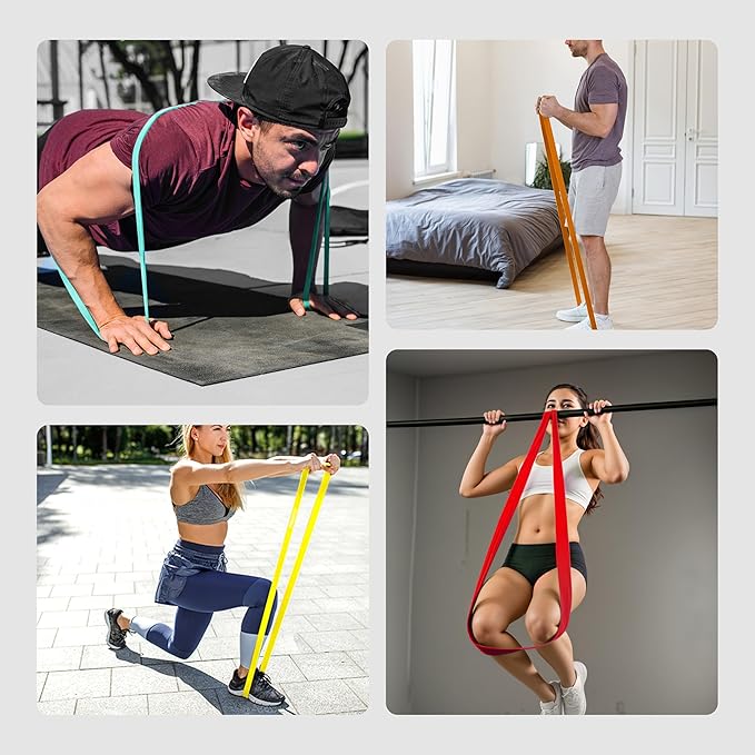 PROIRON Resistance Bands,Pull Up Assistance Bands,Exercise Workout Band for Men & Women,Thick Heavy Duty Resistance Band Set for Working Out,Stretching, Physical Therapy-FlexoryFit