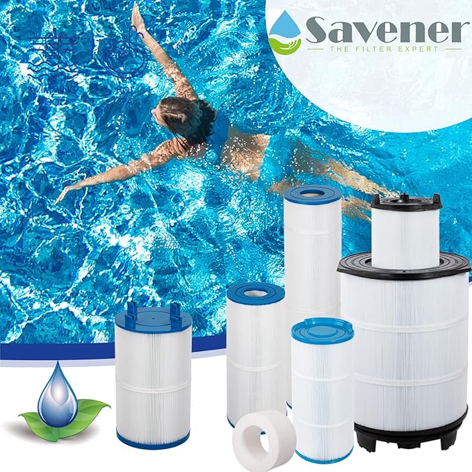 Spa Filter Compatible with Caldera 50, Caldera Spas, Unicel C-7350, 1019401, 73532, PCD50N, FC-3963, 50 sq.ft hot tub Filter, 1 Pack