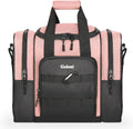 Goloni Bowling Ball Bag for Singer Ball with Padded Ball Holder, 2 Pockets fit Bowling Shoes Up to Mens Size 14 and Accessories
