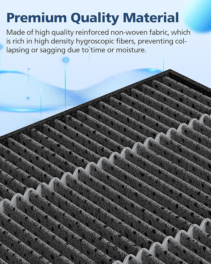 6000S Filters Replacement Compatible with LEVOIT Superior 6000S Smart Evaporative Humidifier, 8 Pack Gray 6000S Wick Filters+ 6 Pack White Top Fill Filters