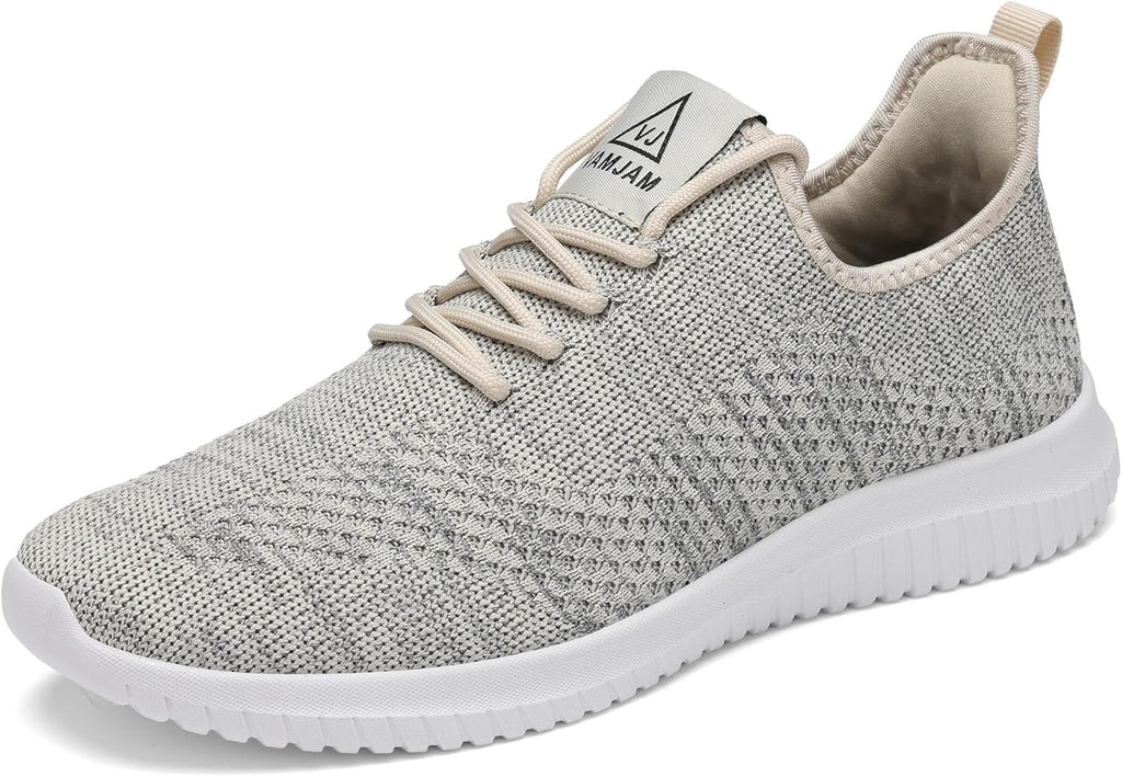 VAMJAM Men's Running Shoes Ultra Lightweight Breathable Walking Shoes Non Slip Athletic Fashion Sneakers Mesh Workout Casual Sports Shoes